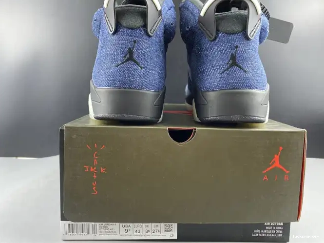 Rep LUCY 6 Denim Air Washed CT5350-401 Jordan 0409
